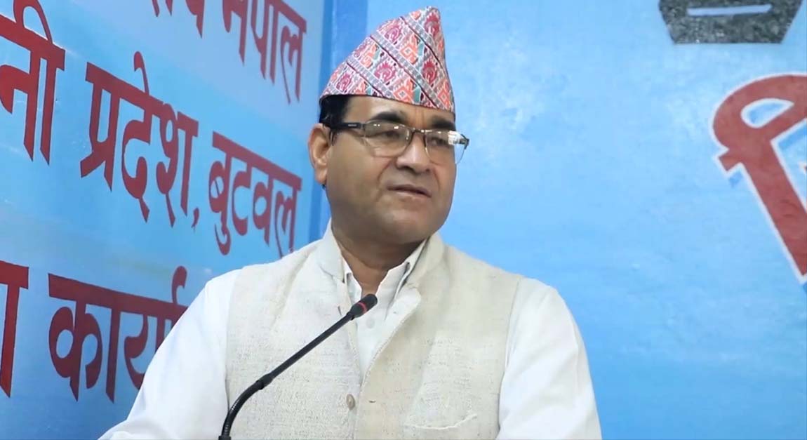 लुम्बिनी प्रदेशको मुख्यमन्त्री सम्हालेको केसी द्वारा घोषणा