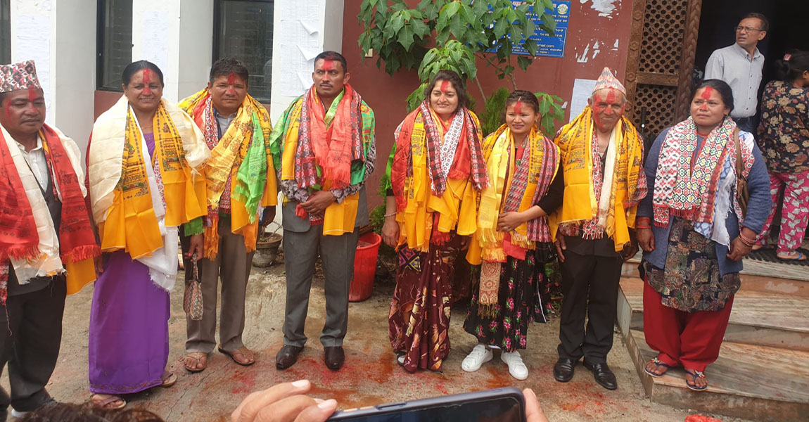 रामेछाप जिल्ला समन्वय प्रमुखमा प्यानल सहित कार्की निर्वाचित