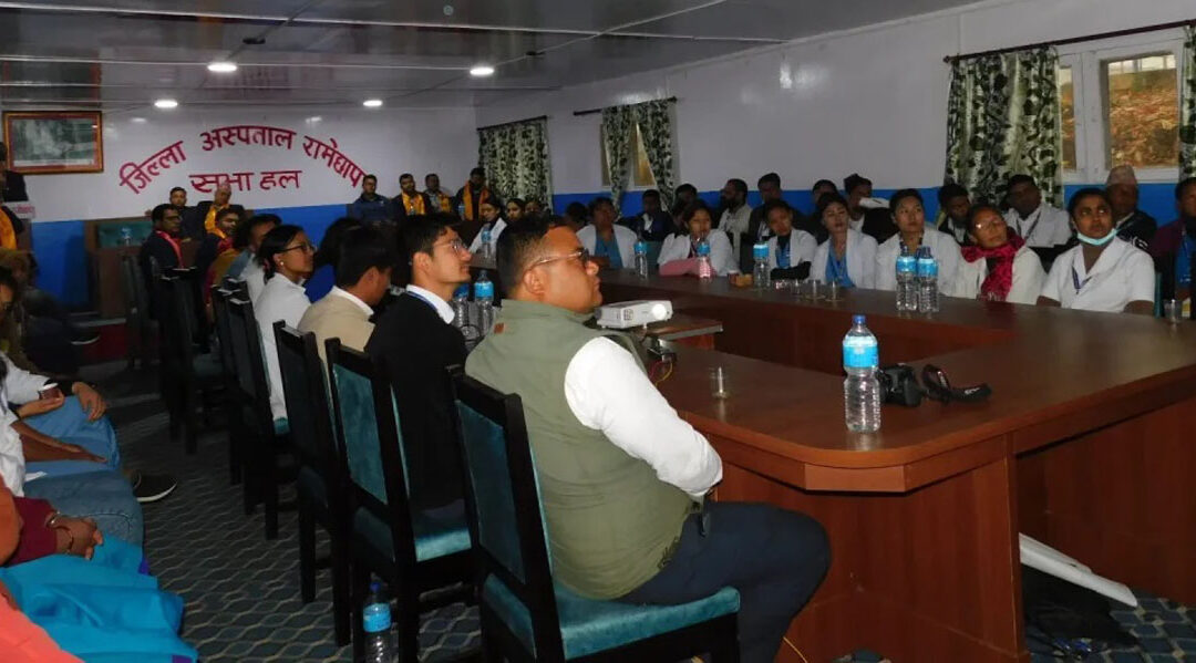 जिल्ला अस्पताल रामेछाप नेपालभर तेस्रो 
