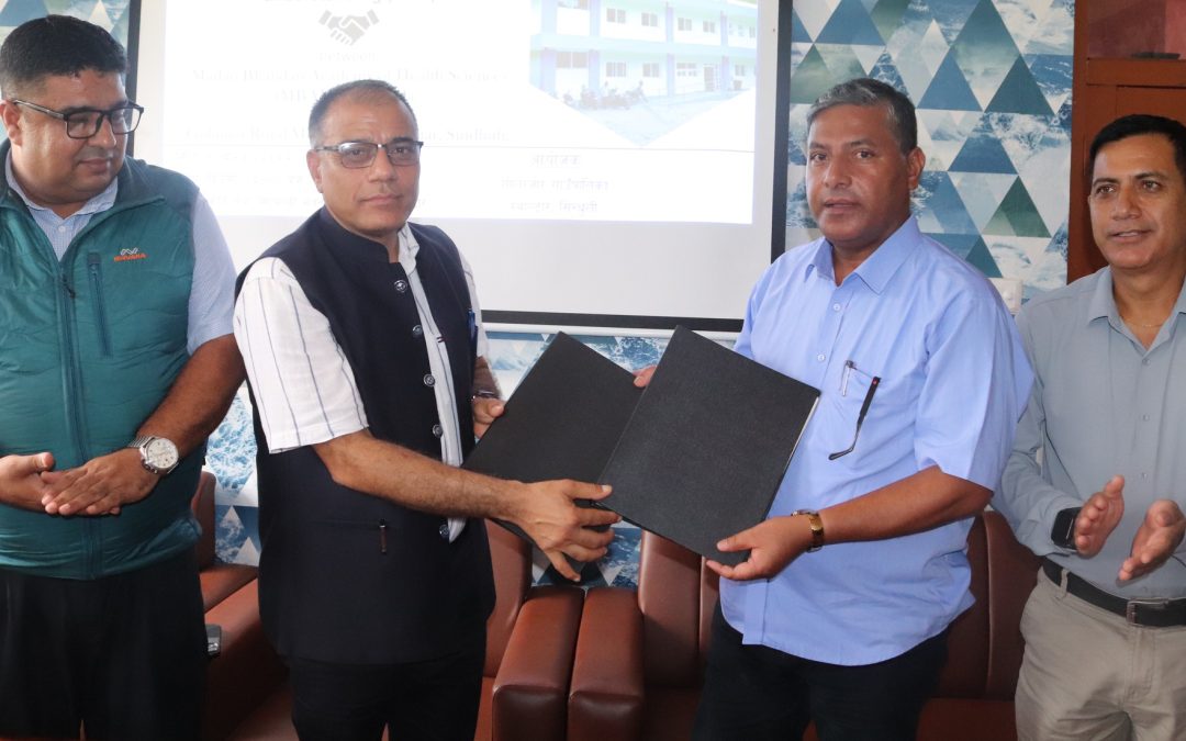 गोलन्जोरमा आधारभूत अस्पताल सञ्चालनको तयारी, गाउँपालिका र मदन भण्डारी प्रतिष्ठानबीच सम्झौता
