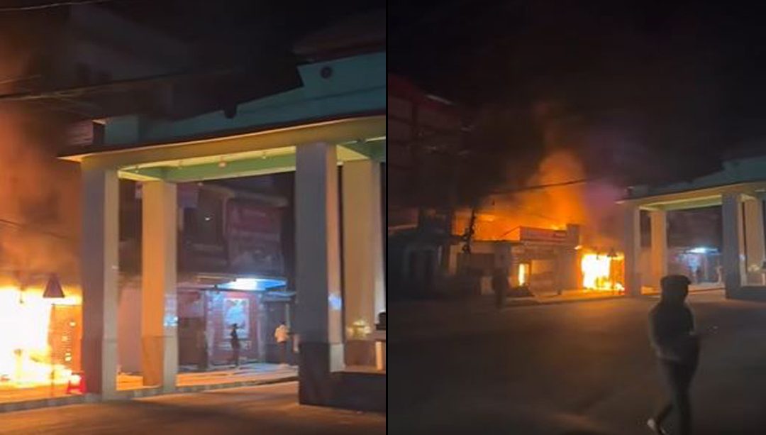 कैलालीमा जुत्ताचप्पलको गोदाममा आगलागी, ७० लाख बढीको क्षति