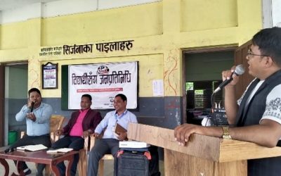 कपिलाकोटमा विद्यार्थीसँग जनप्रतिनिधि